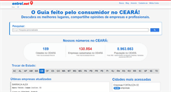 Desktop Screenshot of ceara.entrei.net