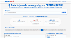 Desktop Screenshot of pernambuco.entrei.net